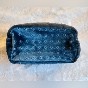 Nordstrom blue cosmetic bag. Like new.